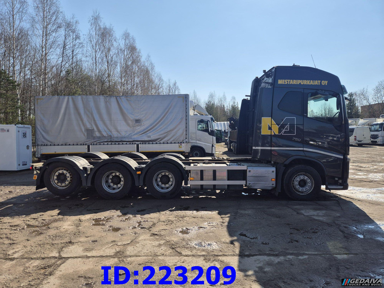Châssis cabine VOLVO FH16 750HP 8x4 Steering axle: photos 7