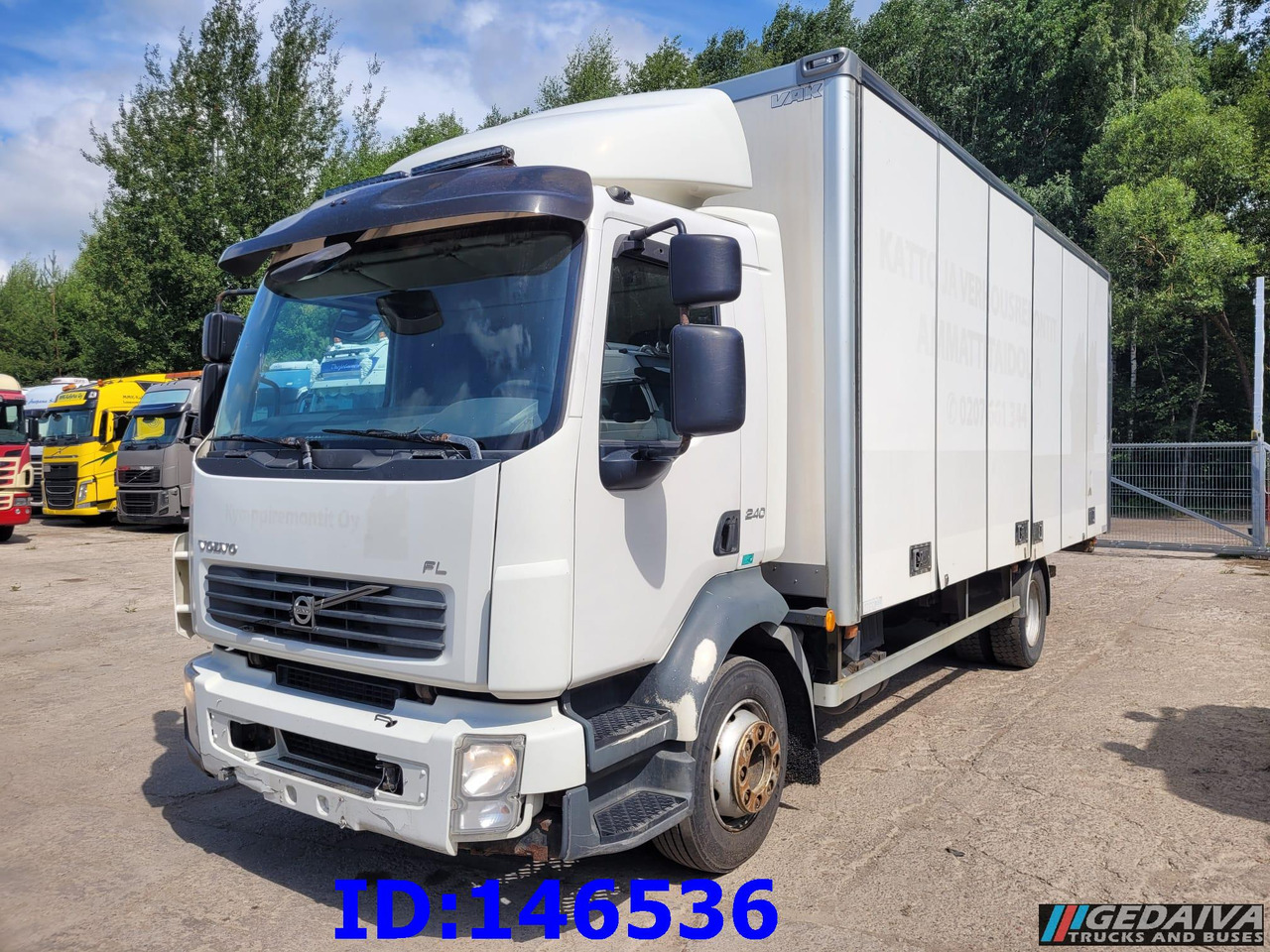 VOLVO FL 240HP - 4x2 - Manual - Euro5 - Camion fourgon: photos 1 VOLVO FL 240HP - 4x2 - Manual - Euro5 - Camion fourgon: photos 1