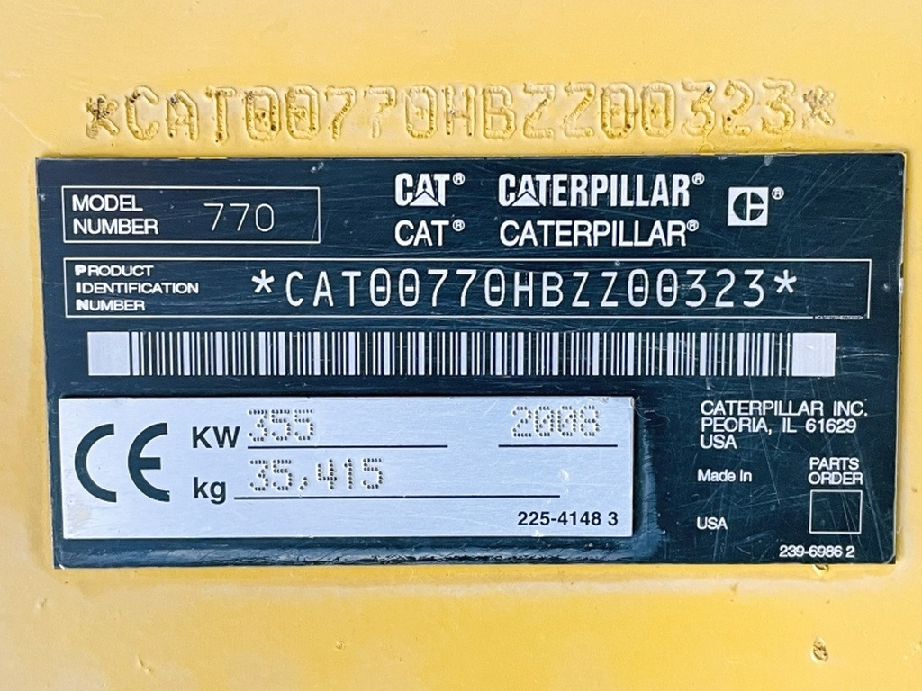 Caterpillar 770 (4038) - Tombereau rigide: photos 3 Caterpillar 770 (4038) - Tombereau rigide: photos 3