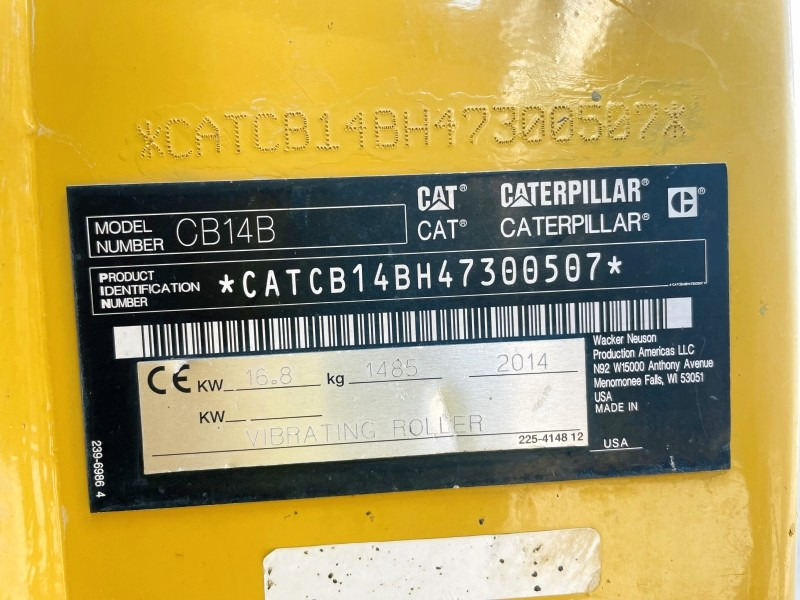 Caterpillar CB14B (3399) - Compacteur: photos 3 Caterpillar CB14B (3399) - Compacteur: photos 3