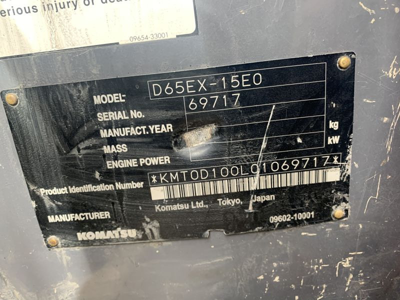 Bulldozer Komatsu D 65 EX-15 (110158): photos 7
