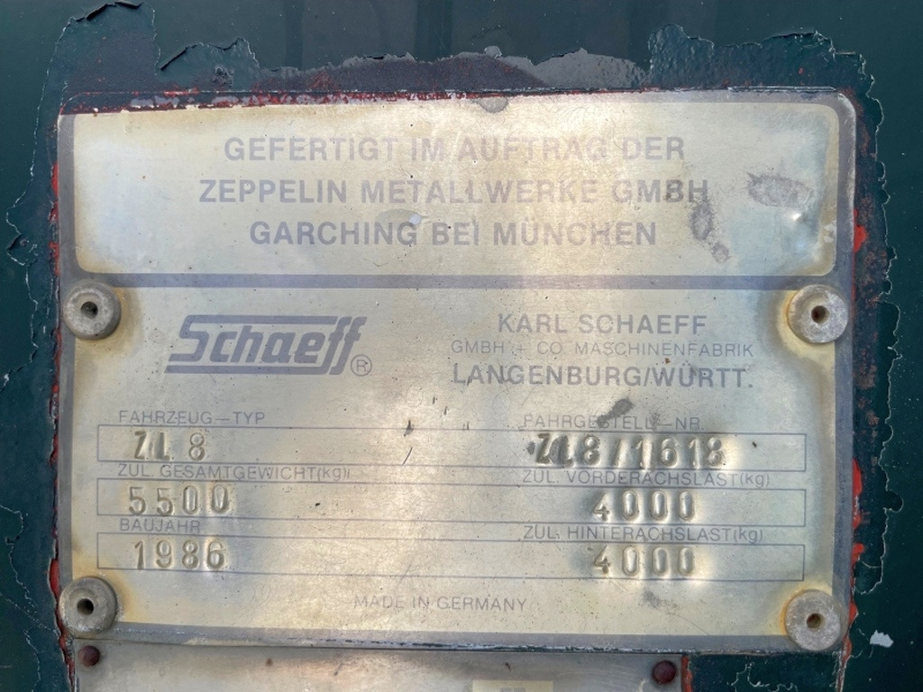 Schaeff ZL8 (4028) - Chargeuse sur pneus: photos 5 Schaeff ZL8 (4028) - Chargeuse sur pneus: photos 5