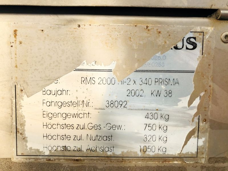 Verschiedenes Bucharts RMS2000 (3029) - Matériel de chantier, Remorque: photos 3 Verschiedenes Bucharts RMS2000 (3029) - Matériel de chantier, Remorque: photos 3