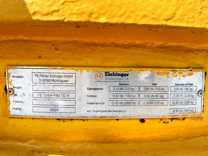 Verschiedenes Eichinger FE1016/H10 (3663) - Matériel de béton: photos 3 Verschiedenes Eichinger FE1016/H10 (3663) - Matériel de béton: photos 3