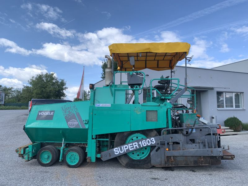 Vögele Super 1603, Typ 6-83 (109854) - Finisseur: photos 1 Vögele Super 1603, Typ 6-83 (109854) - Finisseur: photos 1