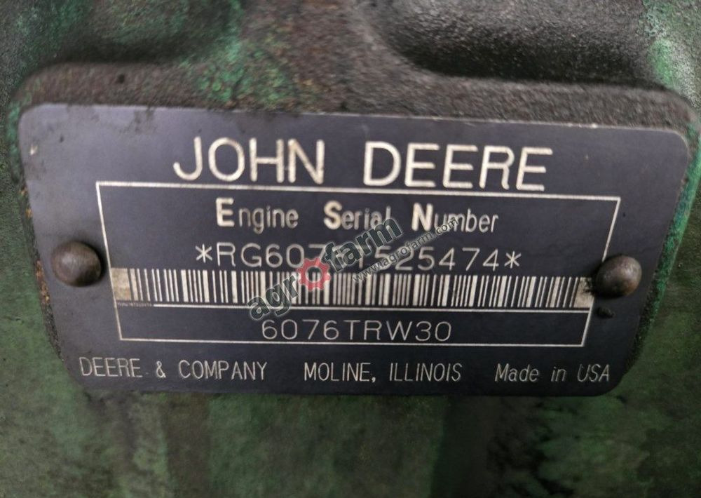 Silnik John Deere 7800 6076 TRW30 - Moteur pour Camion: photos 2 Silnik John Deere 7800 6076 TRW30 - Moteur pour Camion: photos 2