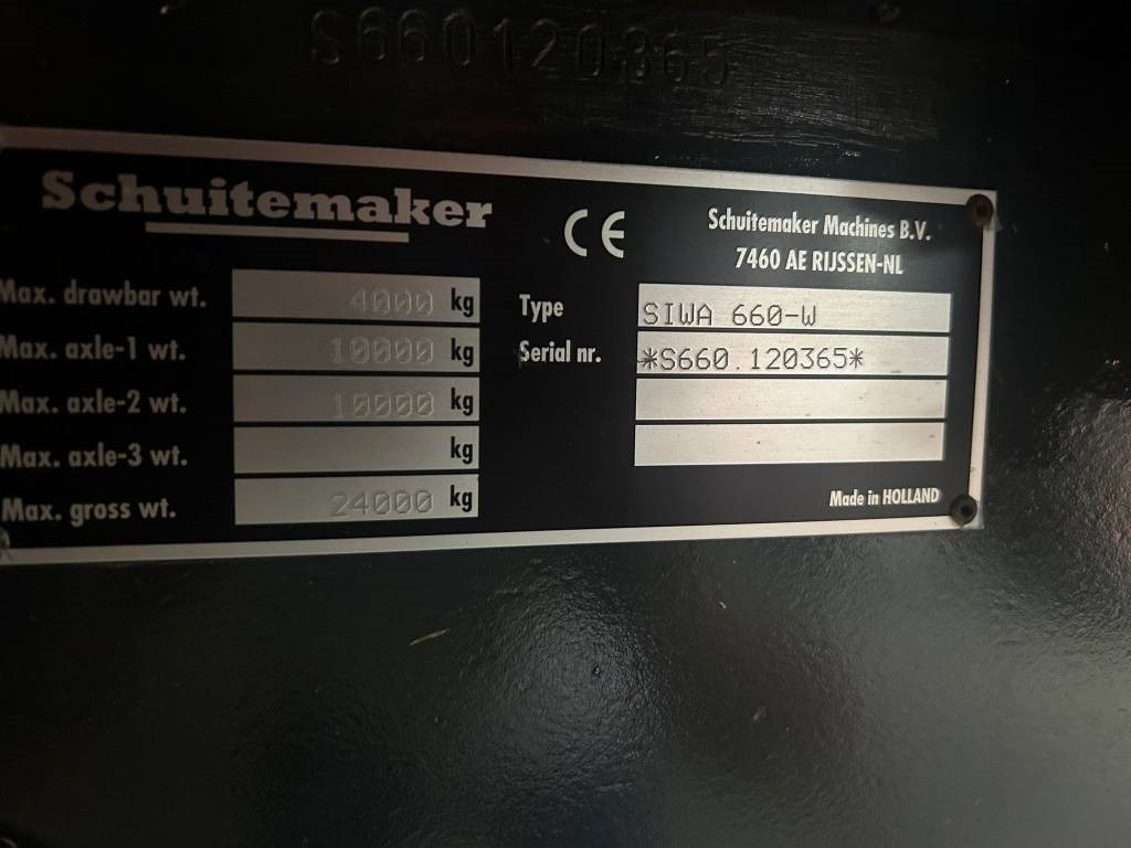 Schuitemaker SW 660 Silagewagen - Remorque agricole: photos 4 Schuitemaker SW 660 Silagewagen - Remorque agricole: photos 4