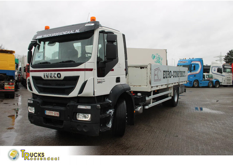 Iveco Stralis 360 + 19t + euro 5 - Camion plateau: photos 1 Iveco Stralis 360 + 19t + euro 5 - Camion plateau: photos 1