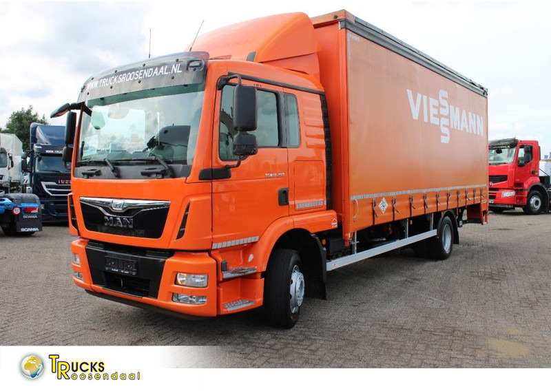 MAN TGM 12.250 + EURO 6 + manual + LIFT + BE apk 18-05-2024 - Camion à rideaux coulissants: photos 1 MAN TGM 12.250 + EURO 6 + manual + LIFT + BE apk 18-05-2024 - Camion à rideaux coulissants: photos 1