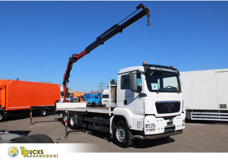 MAN TGS 26.440 + HMF 22T/M + remote + 6x2 steering + EURO 5 - Camion grue: photos 1 MAN TGS 26.440 + HMF 22T/M + remote + 6x2 steering + EURO 5 - Camion grue: photos 1