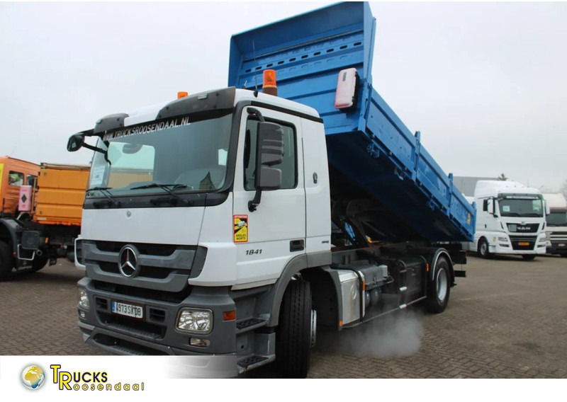 Mercedes-Benz Actros 1941 + TIPPER + spring - Camion benne: photos 1 Mercedes-Benz Actros 1941 + TIPPER + spring - Camion benne: photos 1