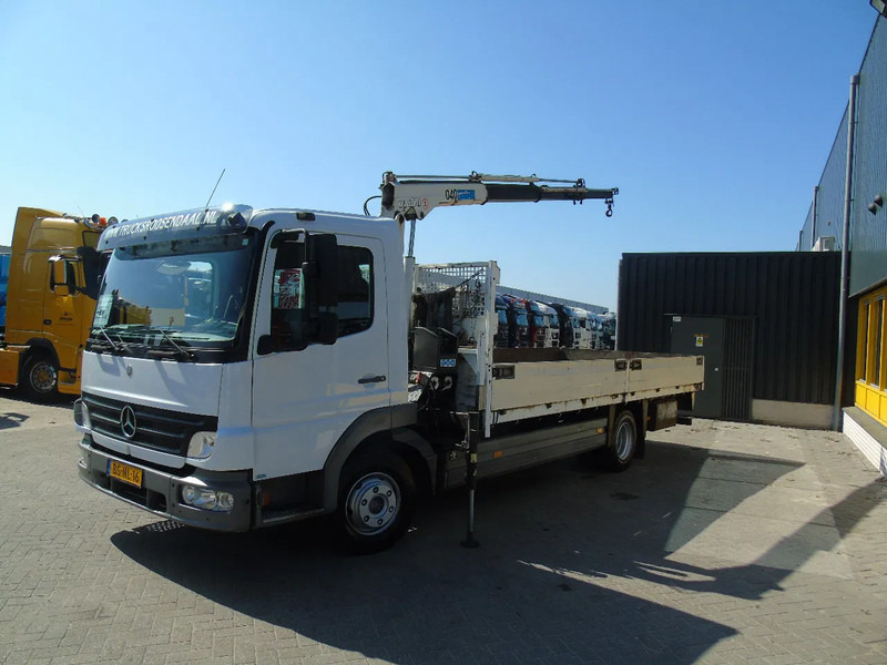 Mercedes-Benz Atego 816 + 4ton crane + NICE TRUCK - Camion plateau, Camion grue: photos 2 Mercedes-Benz Atego 816 + 4ton crane + NICE TRUCK - Camion plateau, Camion grue: photos 2