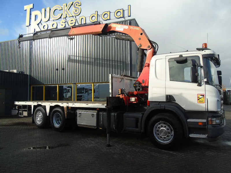 Scania P 420 + PALFINGER 32080 + STEERING + 6X2 - Camion grue: photos 4 Scania P 420 + PALFINGER 32080 + STEERING + 6X2 - Camion grue: photos 4