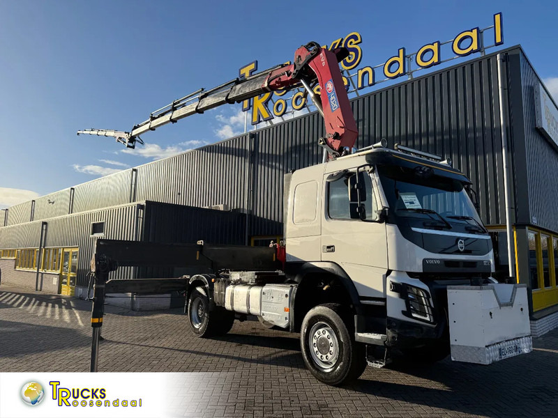 Volvo FMX 500 + 4x4 + HMF 4020 4x + JIB 4x 30 METER + REMOTE - Camion grue: photos 1 Volvo FMX 500 + 4x4 + HMF 4020 4x + JIB 4x 30 METER + REMOTE - Camion grue: photos 1