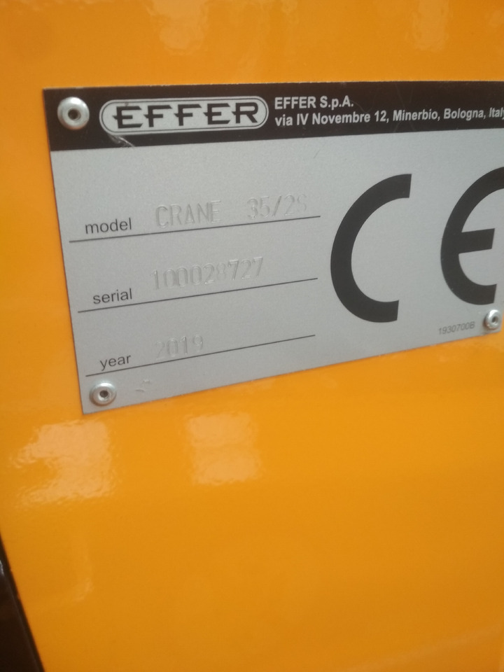 Effer 35 S - Grue: photos 5 Effer 35 S - Grue: photos 5