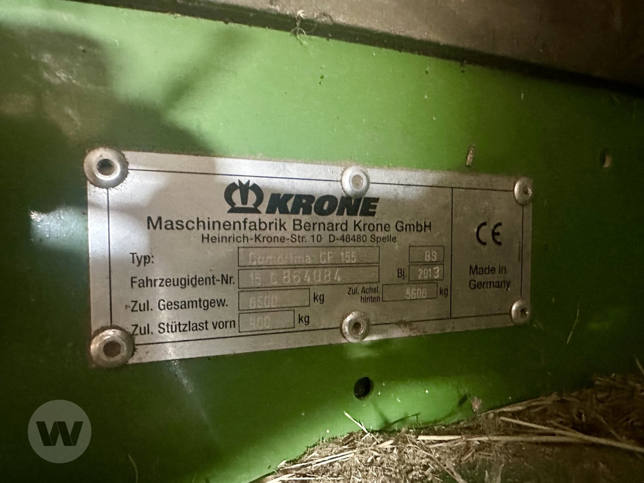 Krone Comprima CF 155 XC - Presse à balles rondes: photos 2 Krone Comprima CF 155 XC - Presse à balles rondes: photos 2