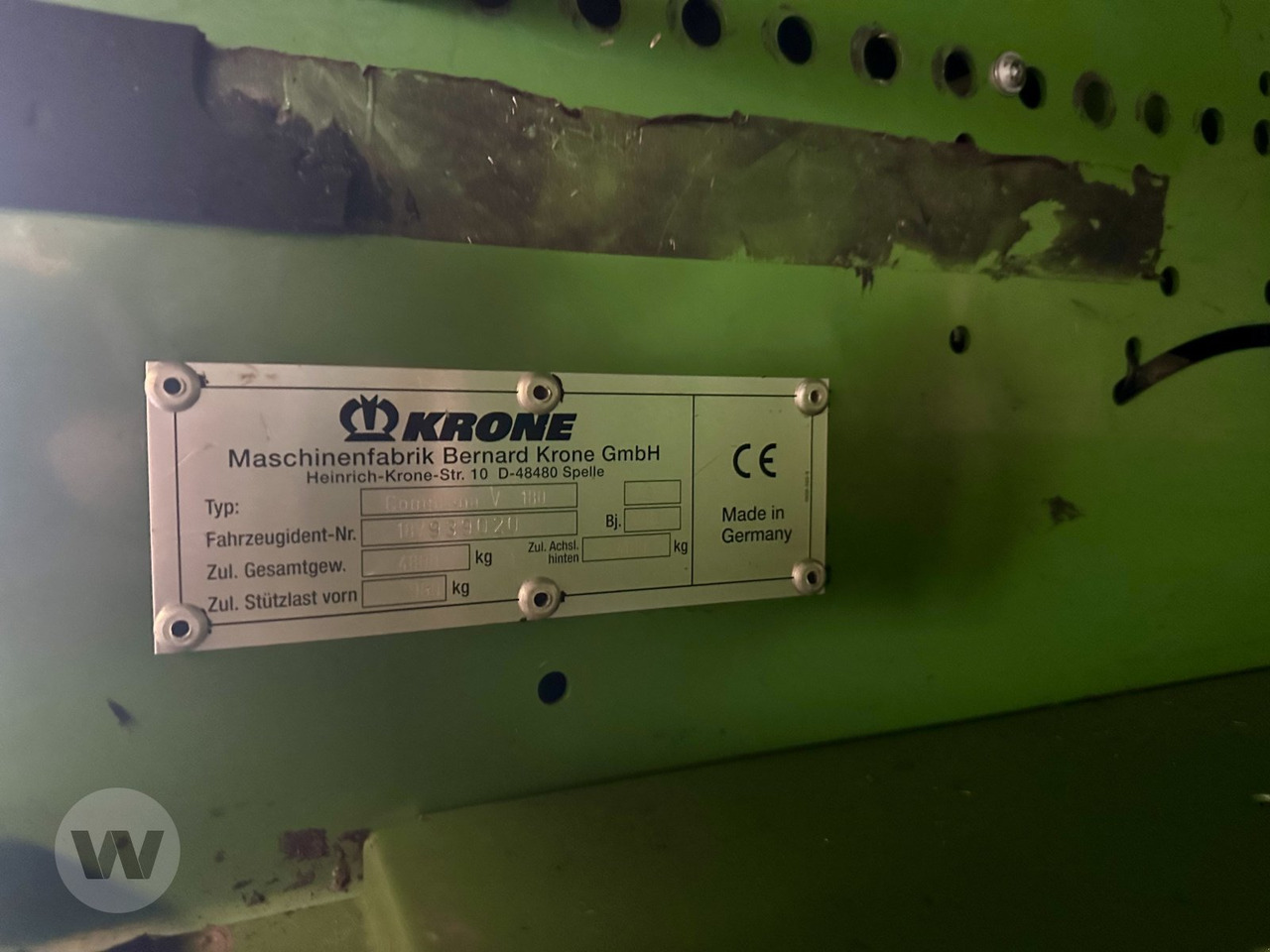 Krone Comprima V 180 XC - Presse à balles rondes: photos 2 Krone Comprima V 180 XC - Presse à balles rondes: photos 2