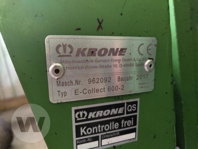 Krone Easy Collect 600 - Cueilleur de maïs: photos 2 Krone Easy Collect 600 - Cueilleur de maïs: photos 2
