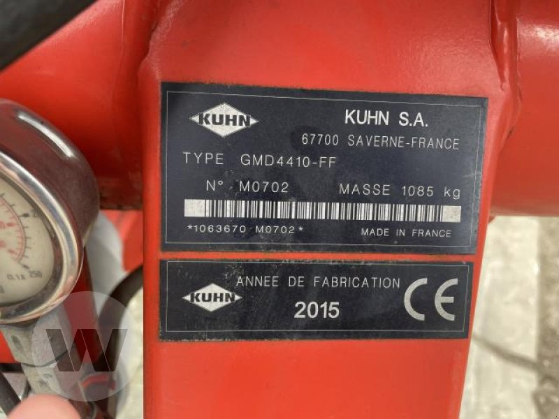 Kuhn GMD 4410 - Faucheuse: photos 4 Kuhn GMD 4410 - Faucheuse: photos 4