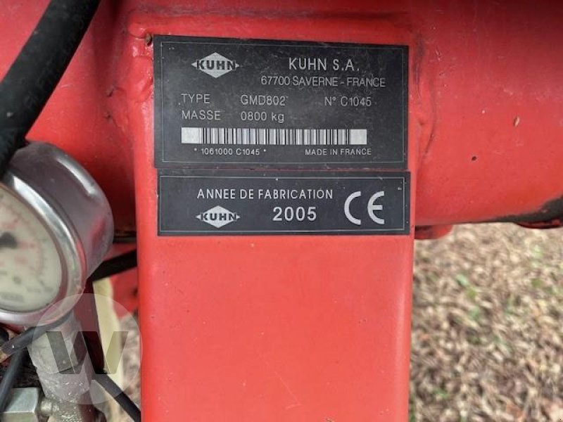 Kuhn GMD 802 Lift Control - Faucheuse: photos 4 Kuhn GMD 802 Lift Control - Faucheuse: photos 4
