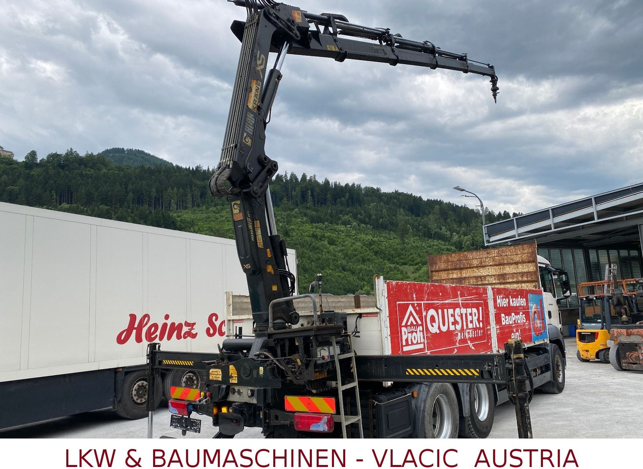 MAN TGS 26.400 6x4 mit Kran HIAB 166 - Camion plateau, Camion grue: photos 5 MAN TGS 26.400 6x4 mit Kran HIAB 166 - Camion plateau, Camion grue: photos 5