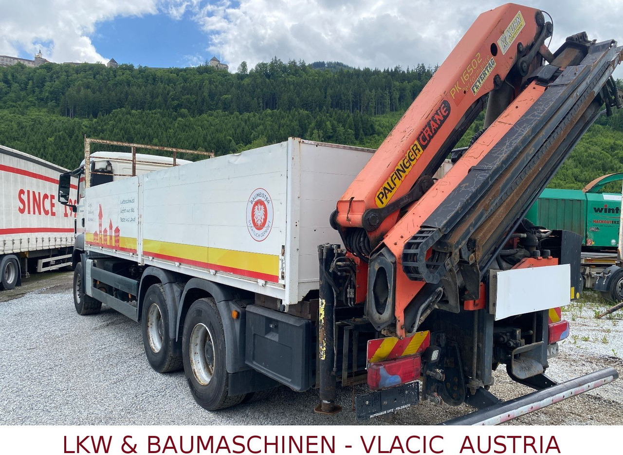 MAN TGS 33.440 6x4 Blatt/Blatt Mit Palfinger PK16500 - Camion plateau, Camion grue: photos 4 MAN TGS 33.440 6x4 Blatt/Blatt Mit Palfinger PK16500 - Camion plateau, Camion grue: photos 4