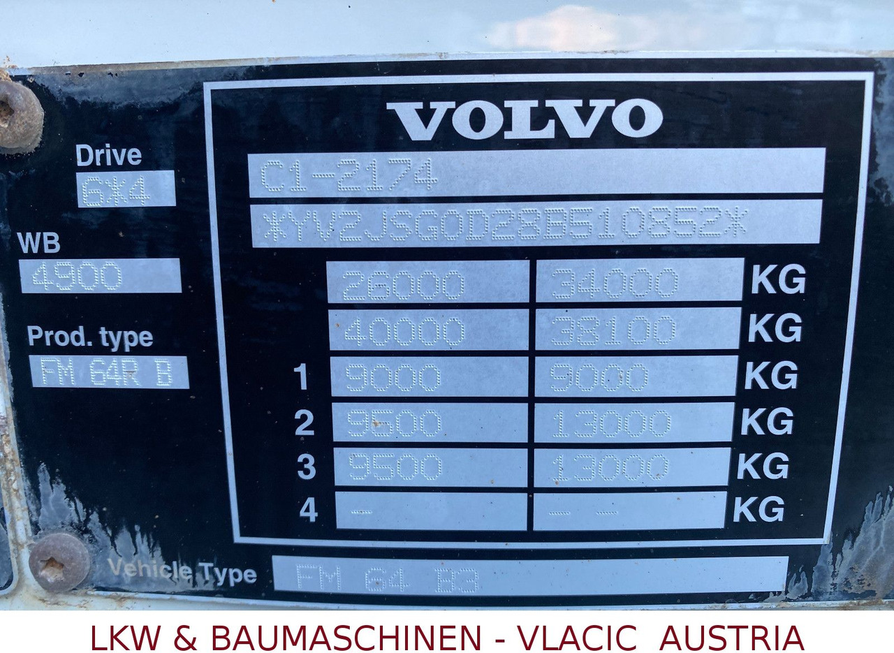 Volvo FM 400  6X4 Blatt/Blatt (ADR ) en crédit-bail Volvo FM 400  6X4 Blatt/Blatt (ADR ): photos 17