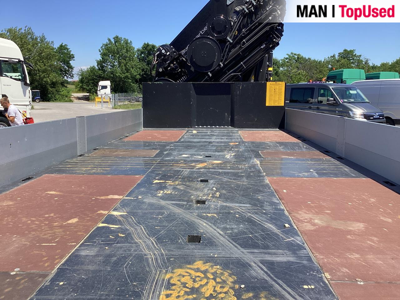 MAN TGS 35.510 8x4 BL CH HIAB X-HiPro 858 E 8 - Camion plateau, Camion grue: photos 2 MAN TGS 35.510 8x4 BL CH HIAB X-HiPro 858 E 8 - Camion plateau, Camion grue: photos 2