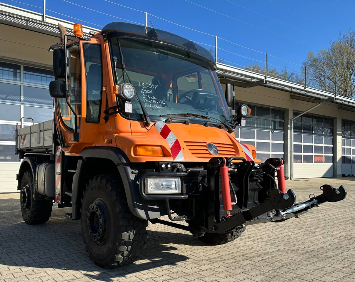 Camion benne Unimog 400 - U400 405 02734 mit Heckkraftheber Mer: photos 7