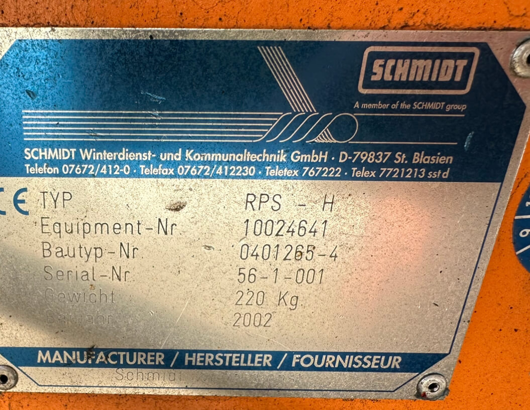 Brosse Unimog Leitpfostenwaschgerät  Schmidt RPS-H: photos 8