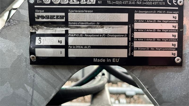 Joskin SCARIFLEX 1200 R6S6 12m bredstrigle med 6rækker tæ - Herse: photos 5 Joskin SCARIFLEX 1200 R6S6 12m bredstrigle med 6rækker tæ - Herse: photos 5