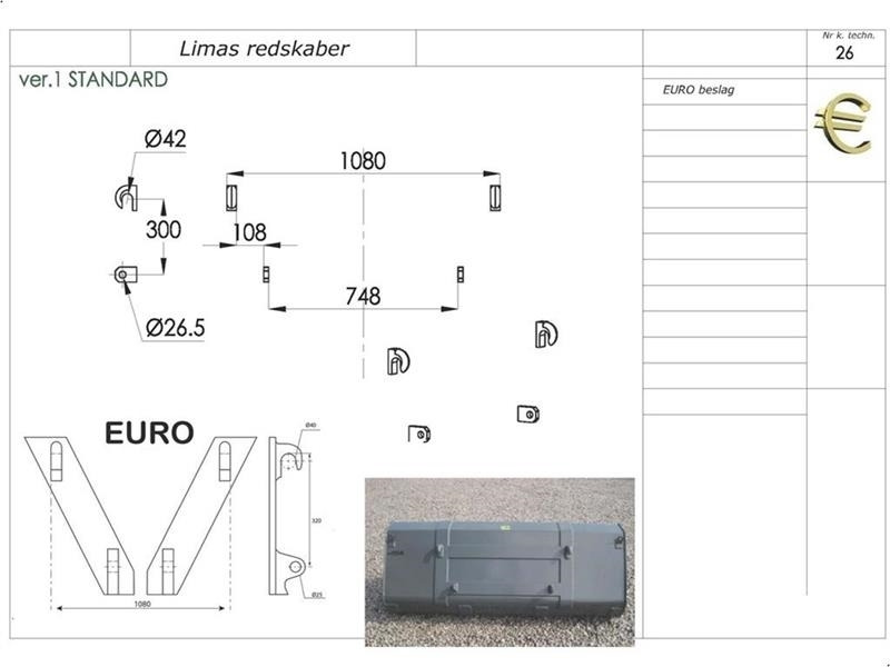 Limas Balletang med EURO - Godet pour Engins de chantier: photos 2 Limas Balletang med EURO - Godet pour Engins de chantier: photos 2