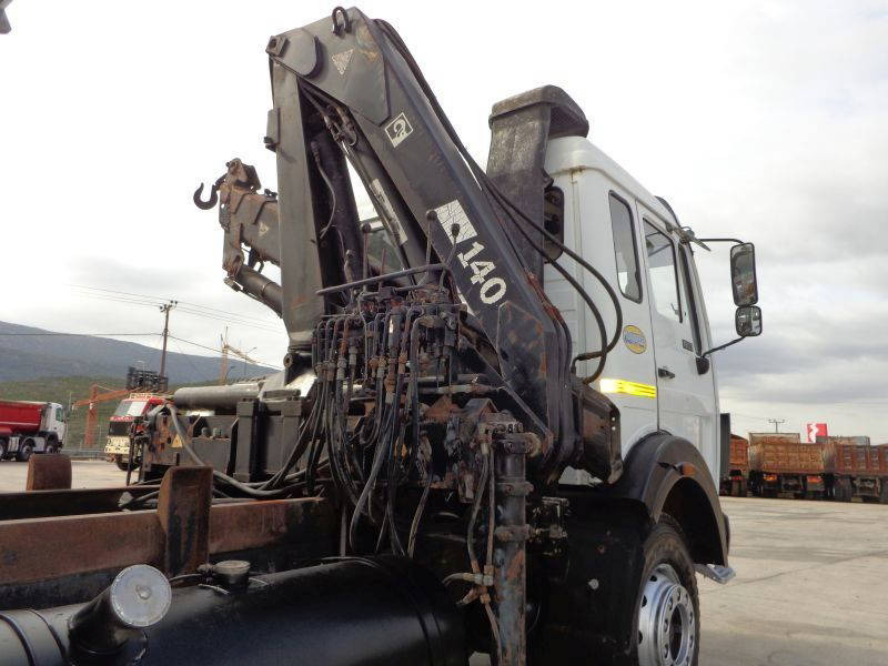 Camion benne Mercedes-Benz NG 1933 V8 Mercedes Benz 19334X2 Kipper AND Crane: photos 7
