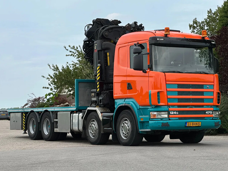 Scania R124-470 8X4!! HIAB70TM/FLY-JIB!!WINCH/LIER!!TOP!! - Camion grue: photos 2 Scania R124-470 8X4!! HIAB70TM/FLY-JIB!!WINCH/LIER!!TOP!! - Camion grue: photos 2