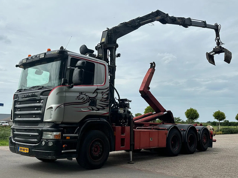 Scania R420 8x4 TRIPLE!!Z-KRAAN/HAAK!! MANUELL!!!SCHROTT/METALL!! - Camion ampliroll, Camion grue: photos 5 Scania R420 8x4 TRIPLE!!Z-KRAAN/HAAK!! MANUELL!!!SCHROTT/METALL!! - Camion ampliroll, Camion grue: photos 5