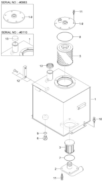 Case 31MJ-01016CG - 31MJ-01016 - Réservoir hydraulique pour Engins de chantier: photos 4 Case 31MJ-01016CG - 31MJ-01016 - Réservoir hydraulique pour Engins de chantier: photos 4
