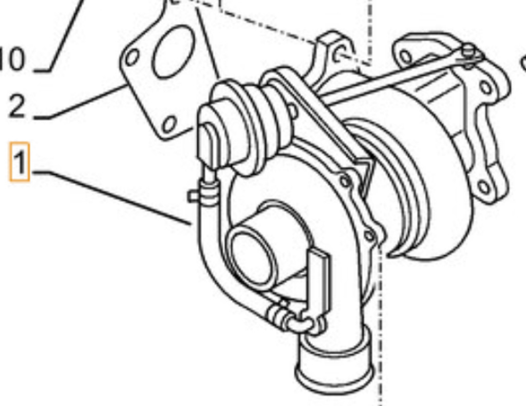 Case 47489786R - 47489786 - Turbocompresseur pour Engins de chantier: photos 1 Case 47489786R - 47489786 - Turbocompresseur pour Engins de chantier: photos 1