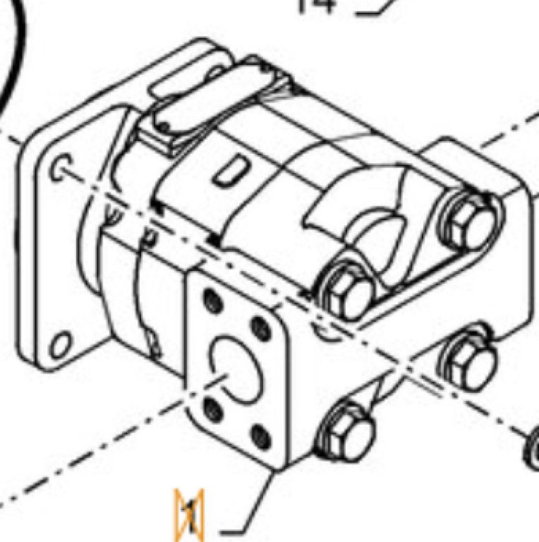 Case 84323337 - Pompe hydraulique pour Engins de chantier: photos 1 Case 84323337 - Pompe hydraulique pour Engins de chantier: photos 1