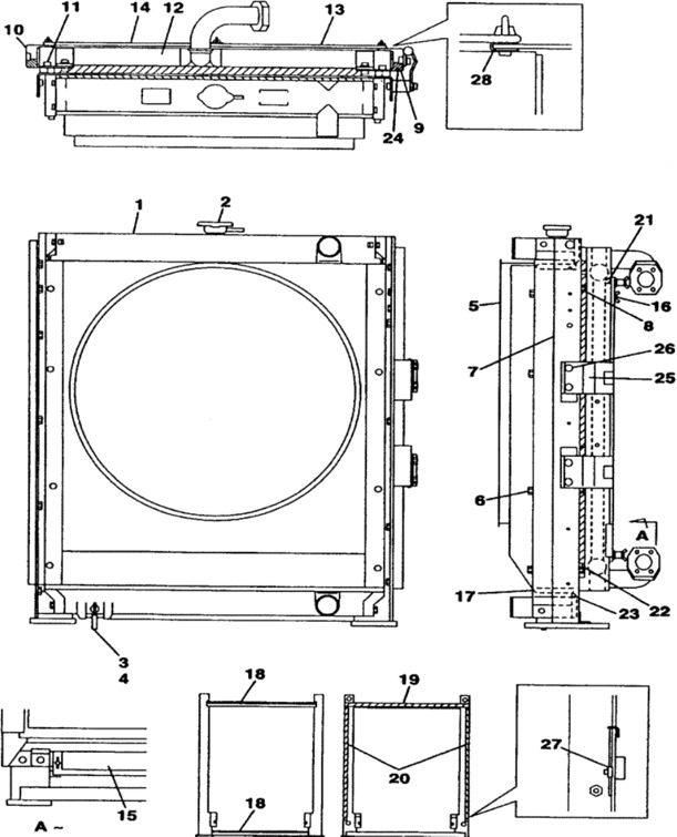 Case KRH1462 - KRH1630 - Intercooler pour Machine agricole: photos 2 Case KRH1462 - KRH1630 - Intercooler pour Machine agricole: photos 2