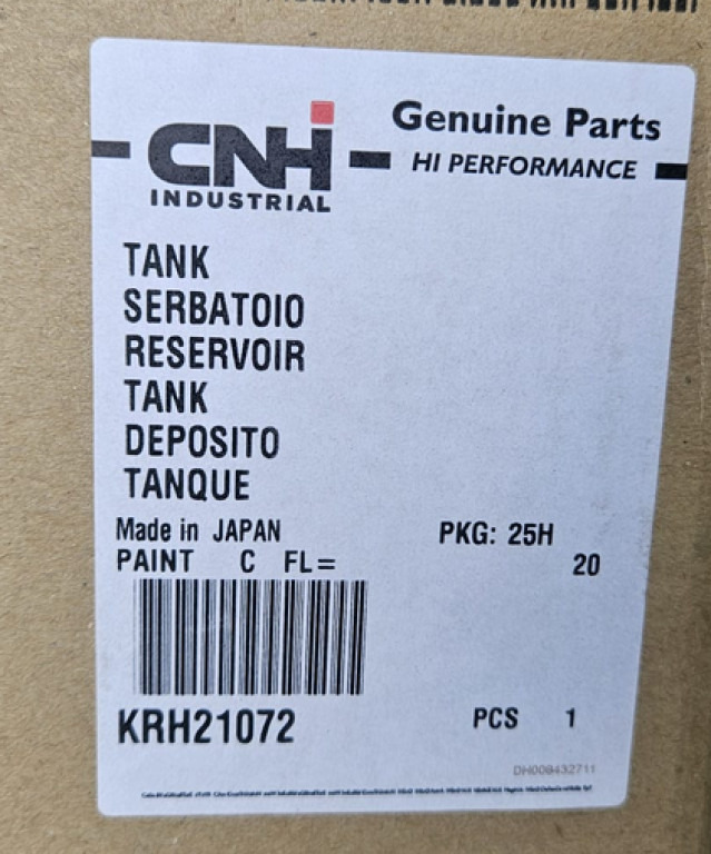Case KRH21072 - Réservoir de carburant pour Engins de chantier: photos 5 Case KRH21072 - Réservoir de carburant pour Engins de chantier: photos 5