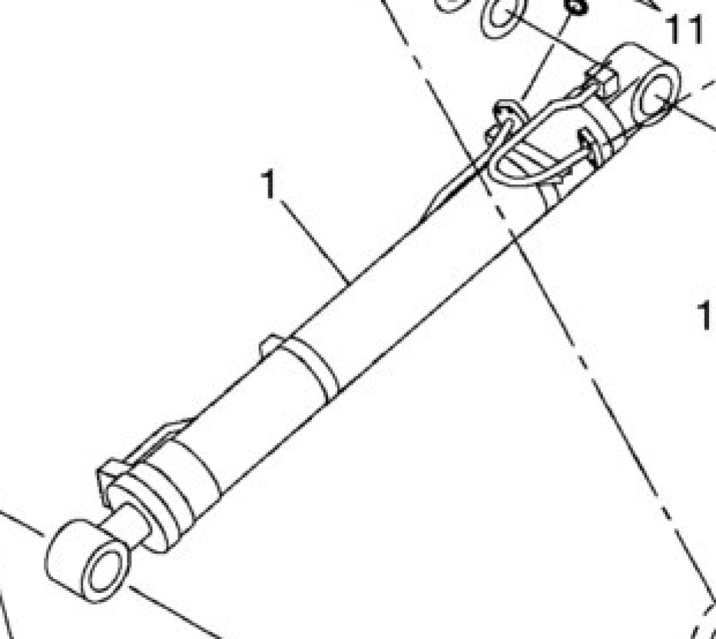 Case KWV12490 - KWV10830 - Vérin hydraulique pour Machine agricole: photos 1 Case KWV12490 - KWV10830 - Vérin hydraulique pour Machine agricole: photos 1