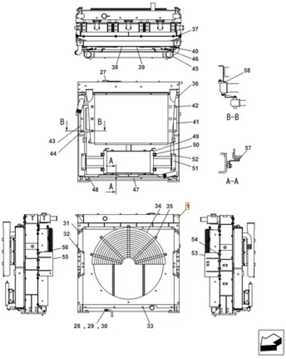 Case LN002530 - LN001620 - Radiateur d'huile pour Machine agricole: photos 1 Case LN002530 - LN001620 - Radiateur d'huile pour Machine agricole: photos 1