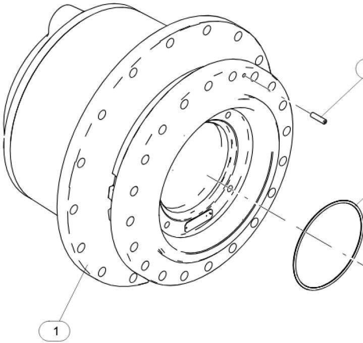 Caterpillar 5842563 - 5714032 - Moteur de translation pour Engins de chantier: photos 1 Caterpillar 5842563 - 5714032 - Moteur de translation pour Engins de chantier: photos 1