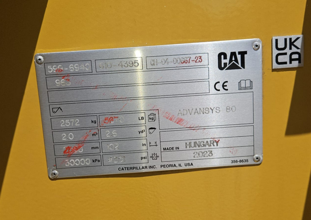 Caterpillar 5996940 - 6104395 - Godet pour chargeur: photos 4 Caterpillar 5996940 - 6104395 - Godet pour chargeur: photos 4