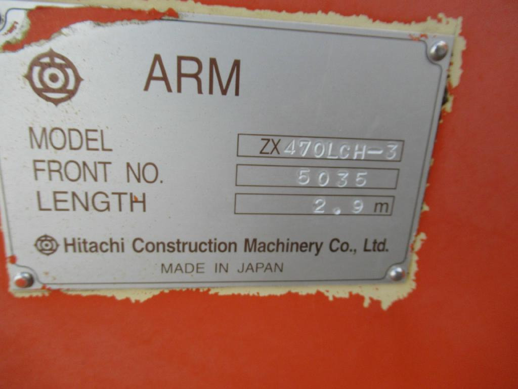 Hitachi 7051642 2.9m - 7051642 - Flèche pour Engins de chantier: photos 5 Hitachi 7051642 2.9m - 7051642 - Flèche pour Engins de chantier: photos 5