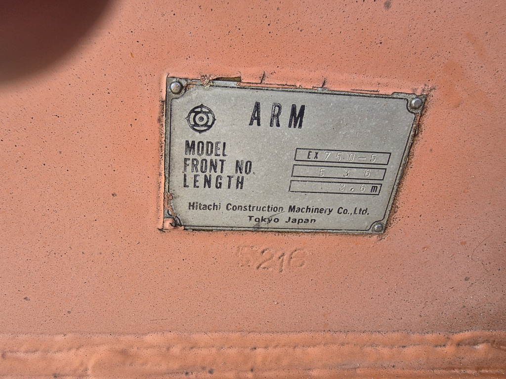 Hitachi EX750-5 - 9135250 - Flèche pour Engins de chantier: photos 4 Hitachi EX750-5 - 9135250 - Flèche pour Engins de chantier: photos 4