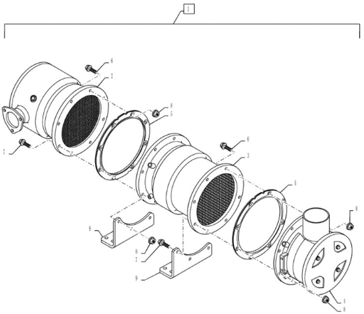 Kobelco VA32K3402011 - VA32K3402012 - Catalyseur pour Engins de chantier: photos 1 Kobelco VA32K3402011 - VA32K3402012 - Catalyseur pour Engins de chantier: photos 1