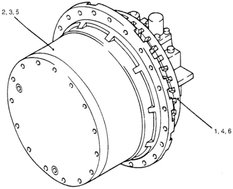 New Holland Kobelco YN15V00011F4 - YN15V00017F3 - Moteur de translation pour Machine agricole: photos 1 New Holland Kobelco YN15V00011F4 - YN15V00017F3 - Moteur de translation pour Machine agricole: photos 1