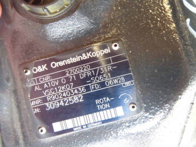 O&K ALA10VO71DFR1/31R-VSC12K07-SO651 - - Pistons/ Anneaux/ Manchons pour Engins de chantier: photos 3 O&K ALA10VO71DFR1/31R-VSC12K07-SO651 - - Pistons/ Anneaux/ Manchons pour Engins de chantier: photos 3