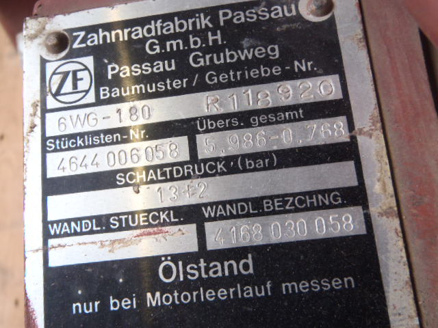 ZF 4644006058 - 4168030058 - Boîte de vitesse pour Engins de chantier: photos 1 ZF 4644006058 - 4168030058 - Boîte de vitesse pour Engins de chantier: photos 1
